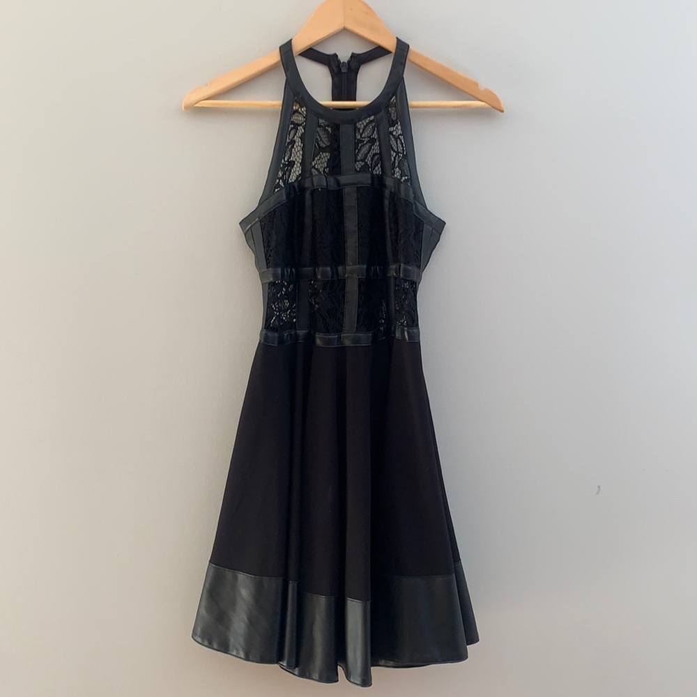 bebe little black dress